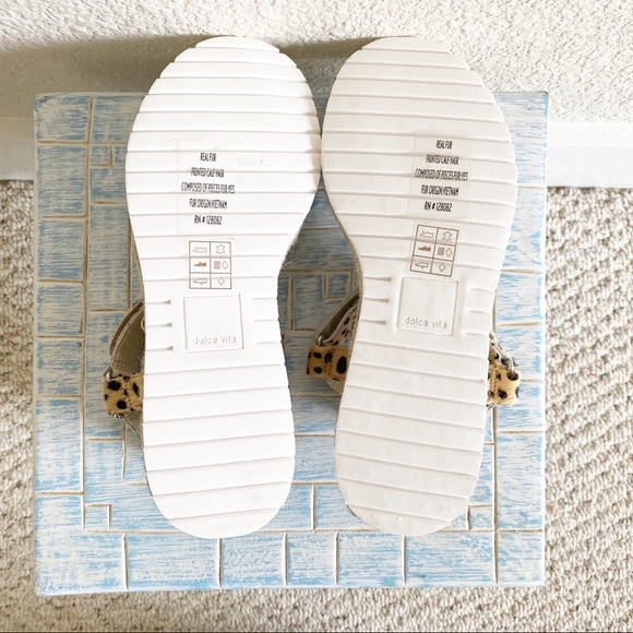 DOLCE VITA Myra Espadrille Wedge Sandal Leopard - Picture 8 of 9